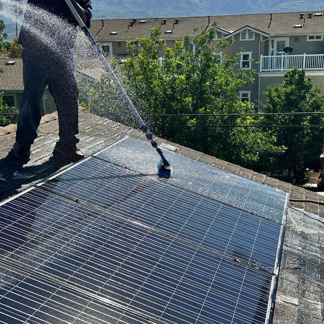 Solar Panel Cleaning and Maintenance